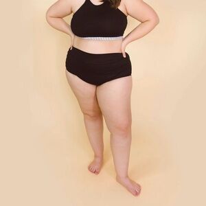 Nettle’s Take high-waisted bikini bottoms